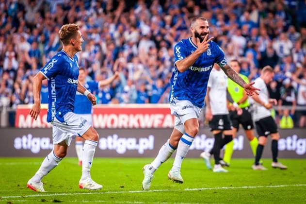 2025.07.22 Poznan pilka nozna - runda kwalifikacjyjna Liga Mistrzow N z Mikael Ishak cieszynka Foto Gleb Soboliev PressFocus 2025.07.22 Poznan football - qualification round UEFA Champions League Lech Poznan - Breidablik Kopavogur Mikael Ishak cieszynka Credit: Gleb Soboliev PressFocus NEWSPIX.PL --- newspix.pl 