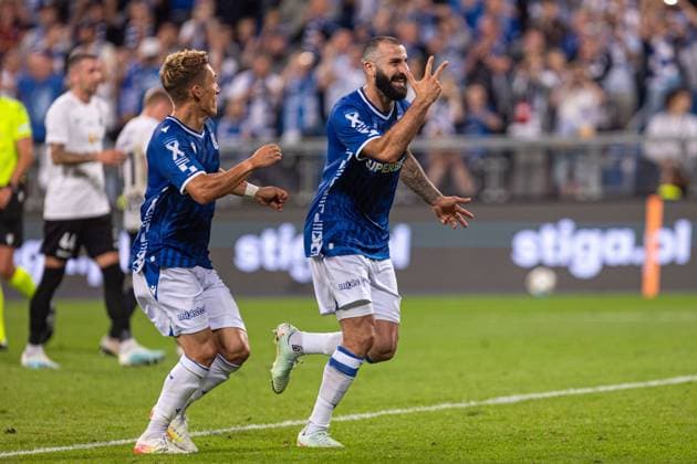 POZNAN 22.07.2025 MECZ II RUNDA ELIMINACYJNA LIGA MISTRZOW SEZON 2025 26: LECH POZNAN - BREIDABLIK --- UEFA CHAMPIONS LEAGUE SECOND QUALIFYING ROUND FIRST MATCH: LECH POZNAN - BREIDABLIK nz MIKAEL ISHAK GOL GOAL CIESZYNKA RADOSC JOEL PEREIRA FOT. ERNEST KOLODZIEJ 400mm.pl NEWSPIX.PL --- newspix.pl 