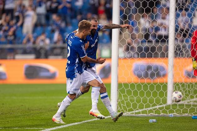 POZNAN 22.07.2025 MECZ II RUNDA ELIMINACYJNA LIGA MISTRZOW SEZON 2025 26: LECH POZNAN - BREIDABLIK --- UEFA CHAMPIONS LEAGUE SECOND QUALIFYING ROUND FIRST MATCH: LECH POZNAN - BREIDABLIK nz MIKAEL ISHAK GOL GOAL CIESZYNKA RADOSC JOEL PEREIRA FOT. ERNEST KOLODZIEJ 400mm.pl NEWSPIX.PL --- newspix.pl 