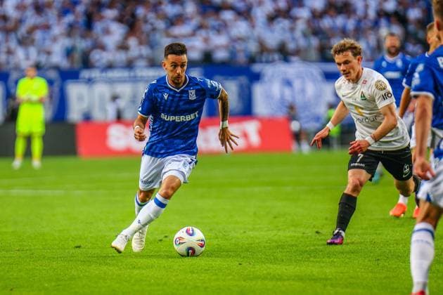 POZNAN 22.07.2025 MECZ II RUNDA ELIMINACYJNA LIGA MISTRZOW SEZON 2025 26: LECH POZNAN - BREIDABLIK --- UEFA CHAMPIONS LEAGUE SECOND QUALIFYING ROUND MATCH: LECH POZNAN - BREIDABLIK NZ AFONSO SOUSA HOSKULDUR GUNNLAUGSSON FOT. PATRYK PINDRAL 400MM.PL NEWSPIX.PL --- newspix.pl 