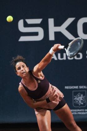 TENNIS - Internazionali di Tennis - 36° Palermo Ladies Open Angela Fita Boluda in action against Mayer Sherif during the 36th Palermo Ladies Open at Country Time Club during 36Â° Palermo Ladies Open, International Tennis match in Palermo, Italy, July 22 2025 Palermo Italy  Copyright: xIPAxSport ABACAx