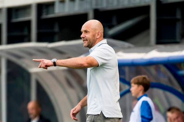 250722 Head coach Viktors Morozs of FK RFS during the UEFA Champions League qualifier football match between FK RFS and Malmö FF on July 22, 2025 in Riga Photo Christian Örnberg BILDBYRAN COP 166 CO0590 fotboll football soccer fotball uefa champions league qualifiers champions league fk rfs malmö ff bbeng  Copyright: CHRISTIANxÖRNBERG BB250722CO129