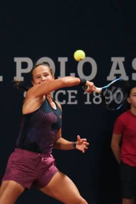 TENNIS - Internazionali di Tennis - 36° Palermo Ladies Open Hanne Vandewinkel in action against Dalila Spiter during the 36th Palermo Ladies Open at Country Time Club during 36Â° Palermo Ladies Open, International Tennis match in Palermo, Italy, July 22 2025 Palermo Italy  Copyright: xIPAxSport ABACAx