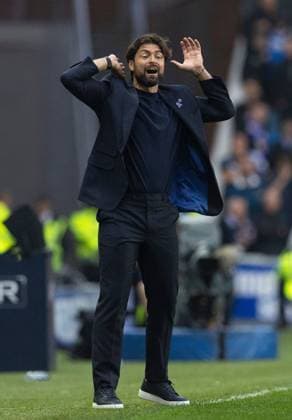 Rangers Head Coach Russell Martin during UEFA Champions League second qualifying round first leg at Ibrox Stadium, Glasgow. Rangers v Panathinaikos, UEFA Champions League, 2nd Qualifying Round, Football, Ibrox Stadium, Glasgow, UK - 22 Jul 2025Glasgow Ibrox Stadium United Kingdom EDITORIAL USE ONLY No use with unauthorised audio, video, data, fixture lists, club league logos or live services. Online in-match use limited to 120 images, no video emulation. No use in betting, games or single club league player publications. Copyright: xRangersxFC Shutterstockx 15409270cl