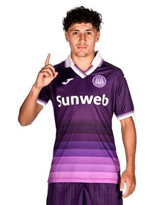 RSC Anderlecht Media Activities 22 07 2025 NEERPEDE, BELGIUM - JULY 22 : Tajaouart Anas midfielder of RSC Anderlecht pictured during a photoshoot during the RSC Anderlecht mediaday ahead of the Jupiler Pro League 2025-2026 season on July 22, 2025 in Neerpede, Belgium, 22 07 2025  Copyright: xTomasxSiskx
