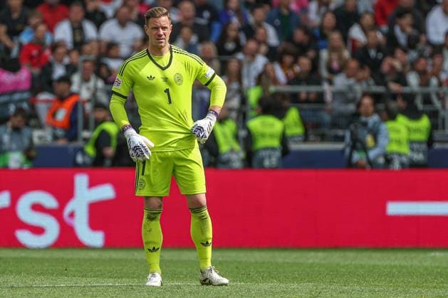 UEFA Nations League Match for 3rd place 24 25 Germany France on 08 06 2025 at the MHP Arena in Stuttgart Goalkeeper Marc Andre ter Stegen Germany 1 MH