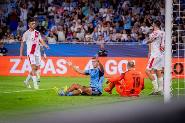 SLOVAN BRATISLAVA - ZRINJSKI MOSTAR David Strelec of Slovan during second qualifying round of UEFA Champions League football match between SK Slovan Bratislava and HSK Zrinjski Mostar. Bratislava, Slovakia, July 22, 2025. Copyright: xx _BRR5197