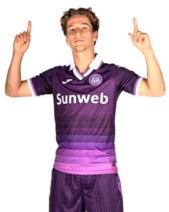 RSC Anderlecht Media Activities 22 07 2025 NEERPEDE, BELGIUM - JULY 22 : Verschaeren Yari midfielder of RSC Anderlecht pictured during a photoshoot during the RSC Anderlecht mediaday ahead of the Jupiler Pro League 2025-2026 season on July 22, 2025 in Neerpede, Belgium, 22 07 2025  Copyright: xTomasxSiskx