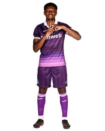 RSC Anderlecht Media Activities 22 07 2025 NEERPEDE, BELGIUM - JULY 22 : Kana Marco defender of RSC Anderlecht pictured during a photoshoot during the RSC Anderlecht mediaday ahead of the Jupiler Pro League 2025-2026 season on July 22, 2025 in Neerpede, Belgium, 22 07 2025  Copyright: xTomasxSiskx