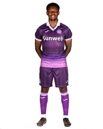 RSC Anderlecht Media Activities 22 07 2025 NEERPEDE, BELGIUM - JULY 22 : Kana Marco defender of RSC Anderlecht pictured during a photoshoot during the RSC Anderlecht mediaday ahead of the Jupiler Pro League 2025-2026 season on July 22, 2025 in Neerpede, Belgium, 22 07 2025  Copyright: xTomasxSiskx