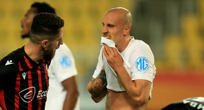 22.07.2025 Skopje KF Shkendija Tetovo-FCSB champion s league qualifiers second leg men s football Vlad Chiriches(C) FCSB :