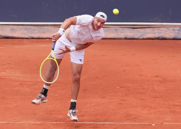 Jan Lennard Struff GER , Men Singles, Men s Singles Tennis Generali Open Kitzbuehel 2025 ATP 250 Kitzbuehler Tennis Club Kitzbuehel Tirol Austria 22 July 2025 Copyright: xJuergenxHasenkopfx