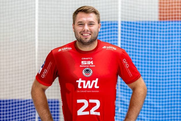Kian Schwarzer Owls Ludwigshafen, 2 HBL, 2025 2026 season Copyright: xUdoxHerrmannx