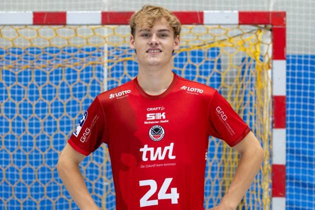 Theo Straub Eulen Ludwigshafen, 2 HBL, 2025 2026 season Copyright: xUdoxHerrmannx