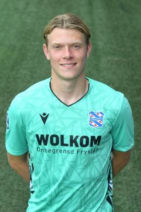 2025-07-22 SC Heerenveen - Photocall HEERENVEEN, NETHERLANDS - JULY 22: Timo Schreuder during a Photocall of SC Heerenveen at Abe Lenstra Stadion on July 22, 2025 in Heerenveen, Netherlands. Heerenveen Abe Lenstra Stadion Netherlands Content not available for redistribution in The Netherlands directly or indirectly through any third parties. Copyright: xMartinxdexJongx
