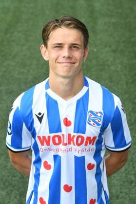 2025-07-22 SC Heerenveen - Photocall HEERENVEEN, NETHERLANDS - JULY 22: Oliver Braude during a Photocall of SC Heerenveen at Abe Lenstra Stadion on July 22, 2025 in Heerenveen, Netherlands. Heerenveen Abe Lenstra Stadion Netherlands Content not available for redistribution in The Netherlands directly or indirectly through any third parties. Copyright: xMartinxdexJongx