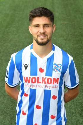 2025-07-22 SC Heerenveen - Photocall HEERENVEEN, NETHERLANDS - JULY 22: Hristiyan Petrov during a Photocall of SC Heerenveen at Abe Lenstra Stadion on July 22, 2025 in Heerenveen, Netherlands. Heerenveen Abe Lenstra Stadion Netherlands Content not available for redistribution in The Netherlands directly or indirectly through any third parties. Copyright: xMartinxdexJongx