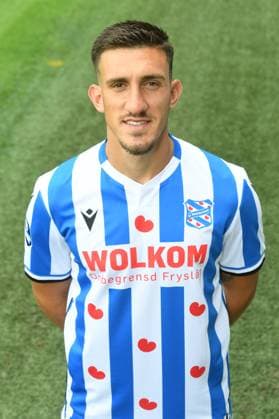 2025-07-22 SC Heerenveen - Photocall HEERENVEEN, NETHERLANDS - JULY 22: Vasilios Zagaritis during a Photocall of SC Heerenveen at Abe Lenstra Stadion on July 22, 2025 in Heerenveen, Netherlands. Heerenveen Abe Lenstra Stadion Netherlands Content not available for redistribution in The Netherlands directly or indirectly through any third parties. Copyright: xMartinxdexJongx