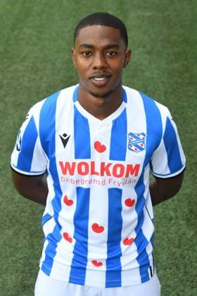 2025-07-22 SC Heerenveen - Photocall HEERENVEEN, NETHERLANDS - JULY 22: Amourricho van Axel Dongen during a Photocall of SC Heerenveen at Abe Lenstra Stadion on July 22, 2025 in Heerenveen, Netherlands. Heerenveen Abe Lenstra Stadion Netherlands Content not available for redistribution in The Netherlands directly or indirectly through any third parties. Copyright: xMartinxdexJongx