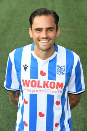 2025-07-22 SC Heerenveen - Photocall HEERENVEEN, NETHERLANDS - JULY 22: Sem Kersten during a Photocall of SC Heerenveen at Abe Lenstra Stadion on July 22, 2025 in Heerenveen, Netherlands. Heerenveen Abe Lenstra Stadion Netherlands Content not available for redistribution in The Netherlands directly or indirectly through any third parties. Copyright: xMartinxdexJongx