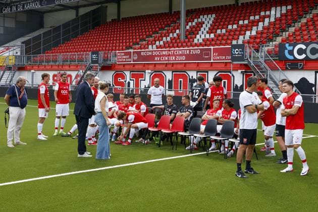 MAASTRICHT , 23-07-2025 , Stadium de Geusselt , season 2025 2026 , Dutch Keuken Kampioen Divisie football , Photocall MVV Maastricht Photocall MVV  x30224717x Copyright: