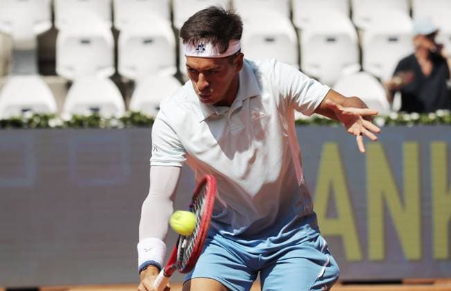 TENNIS - ATP, Tennis Herren Generali Open 2025 KITZBUEHEL,AUSTRIA,23.JUL.25 - TENNIS - ATP World Tour, Generali Open. Image shows Sebastian Baez (ARG).  GEPAxpictures xMatthiasxHauer