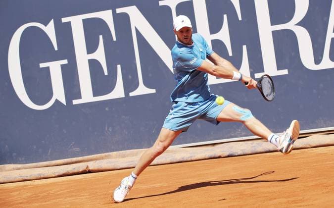 TENNIS - ATP, Tennis Herren Generali Open 2025 KITZBUEHEL,AUSTRIA,23.JUL.25 - TENNIS - ATP World Tour, Generali Open. Image shows Yannick Hanfmann (GER).  GEPAxpictures xMatthiasxHauer