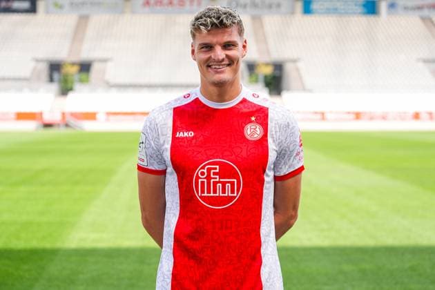 Marek Janssen Rot Weiss Essen 3 Liga, portrait date 2025 2026, 22 07 2025 North Rhine-Westphalia Germany