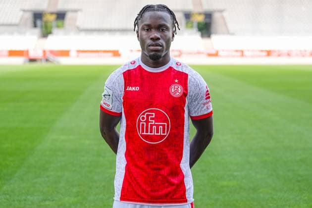 Kelsey Owusu Rot Weiss Essen 3 Liga, Porträttermin 2025 2026, 22 07 2025 Nordrhein Westfahlen Germany