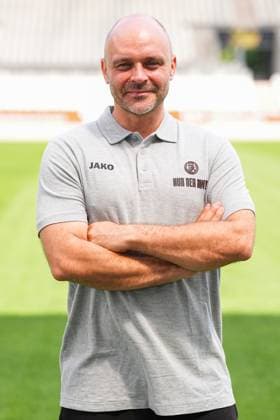 Matthias Gesenhues Rehab coach Rot Weiss Essen 3 Liga, Porträttermin 2025 2026, 22 07 2025 Nordrhein Westfahlen Germany