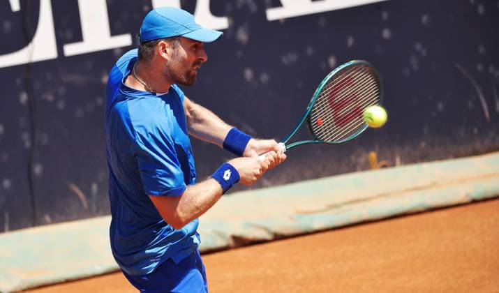 TENNIS - ATP, Tennis Herren Generali Open 2025 KITZBUEHEL,AUSTRIA,23.JUL.25 - TENNIS - ATP World Tour, Generali Open. Image shows Norbert Gombos (SVK).  GEPAxpictures xMatthiasxHauer