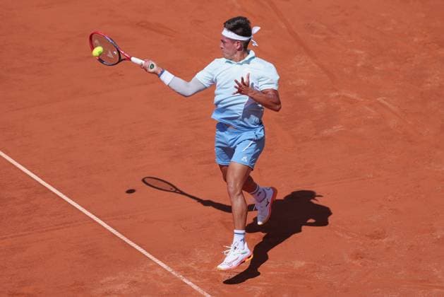 Sebastian Baez ARG , Men Singles, Gentlemen s Singles Tennis Generali Open Kitzbuehel 2025 ATP 250 Kitzbuehler Tennis Club Kitzbuehel Tirol Austria 23 July 2025 Copyright: xJuergenxHasenkopfx