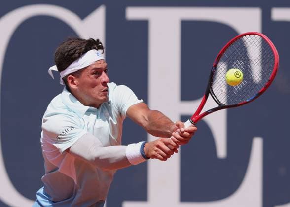 Sebastian Baez ARG , Men Singles, Gentlemen s Singles Tennis Generali Open Kitzbuehel 2025 ATP 250 Kitzbuehler Tennis Club Kitzbuehel Tirol Austria 23 July 2025 Copyright: xJuergenxHasenkopfx