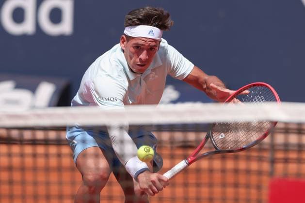 Sebastian Baez ARG , Men Singles, Gentlemen s Singles Tennis Generali Open Kitzbuehel 2025 ATP 250 Kitzbuehler Tennis Club Kitzbuehel Tirol Austria 23 July 2025 Copyright: xJuergenxHasenkopfx