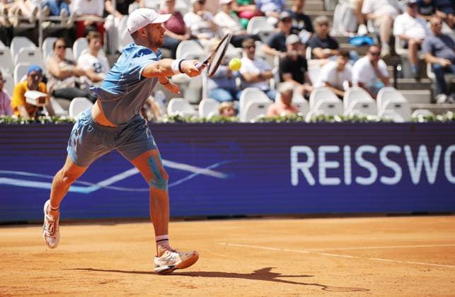 TENNIS - ATP, Tennis Herren Generali Open 2025 KITZBUEHEL,AUSTRIA,23.JUL.25 - TENNIS - ATP World Tour, Generali Open. Image shows Yannick Hanfmann (GER).  GEPAxpictures xMatthiasxHauer