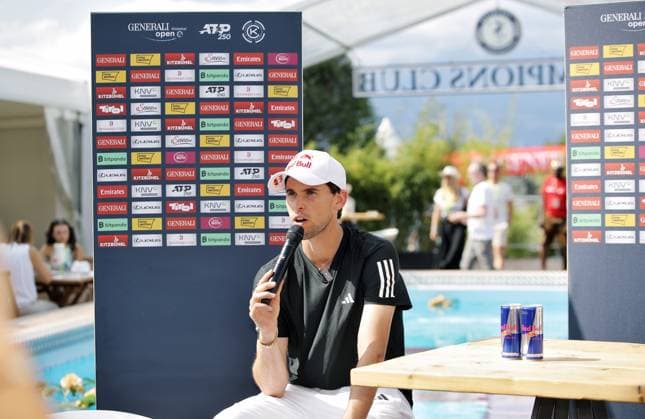 TENNIS - ATP, Tennis Herren Generali Open 2025 KITZBUEHEL,AUSTRIA,23.JUL.25 - TENNIS - ATP World Tour, Generali Open. Image shows Dominic Thiem.  GEPAxpictures xMatthiasxHauer
