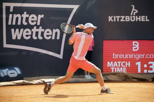 TENNIS - ATP, Tennis Herren Generali Open 2025 KITZBUEHEL,AUSTRIA,23.JUL.25 - TENNIS - ATP World Tour, Generali Open. Image shows Filip Misolic (AUT).  GEPAxpictures xMatthiasxHauer
