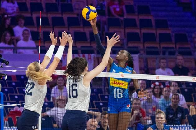 Volleyball, Women, Nations League, Italy - USA