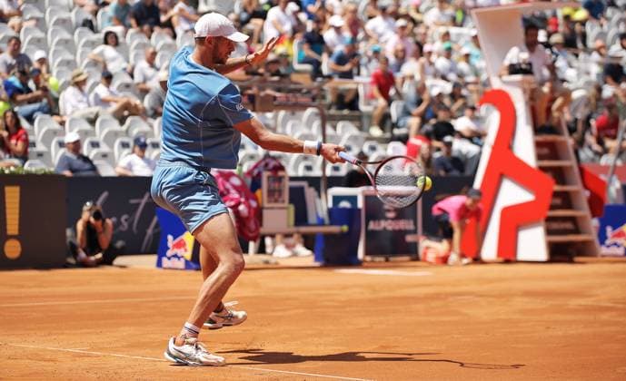 TENNIS - ATP, Tennis Herren Generali Open 2025 KITZBUEHEL,AUSTRIA,23.JUL.25 - TENNIS - ATP World Tour, Generali Open. Image shows Yannick Hanfmann (GER).  GEPAxpictures xMatthiasxHauer