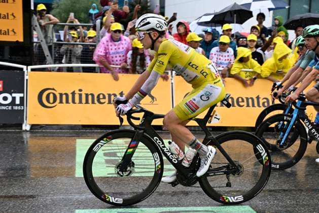 Tour de France 2025 Stage 17 VALENCE, FRANCE - JULY 23 : Pogacar Tadej (SLO) of UAE Team Emirates during stage 17 of the 112th edition of Tour de France an UCI World Tour 2.UWT cycling road race stage for Men Elite of 161 km with start in Bollene and finish in Valence on July 23, 2025 in Valence, France, 23 07 2025 ( Motordriver Kenny Verfaillie - Valence France  Copyright: xJanxDexMeuleneirx