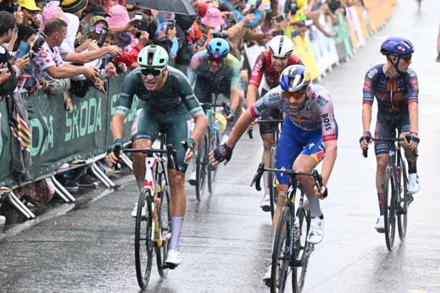 23-07-2025 Tour De France; Tappa 17 Bollene - Valence; 2025, Lidl - Trek; 2025, Red Bull - Bora Hansgrohe; Milan, Jonathan; Meeus, Jordi; Valence; 