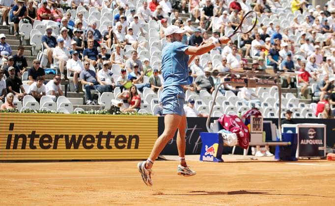 TENNIS - ATP, Tennis Herren Generali Open 2025 KITZBUEHEL,AUSTRIA,23.JUL.25 - TENNIS - ATP World Tour, Generali Open. Image shows Yannick Hanfmann (GER).  GEPAxpictures xMatthiasxHauer