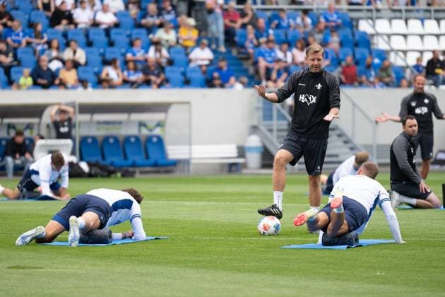 Florian Kohfeldt SV Darmstadt 98, Coach gesticulates, SV Darmstadt 98, Football, Season opening with public training, 23 07 2025 SV Darmstadt 98, Football, Season opening with public training, 23 07 2025 Darmstadt Copyright: xEibner-Pressefoto FlorianxWiegandx EP_FWD