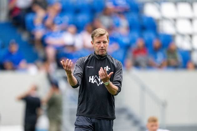 Florian Kohfeldt SV Darmstadt 98, Coach gesticulates, SV Darmstadt 98, Football, Season opening with public training, 23 07 2025 SV Darmstadt 98, Football, Season opening with public training, 23 07 2025 Darmstadt Copyright: xEibner-Pressefoto FlorianxWiegandx EP_FWD