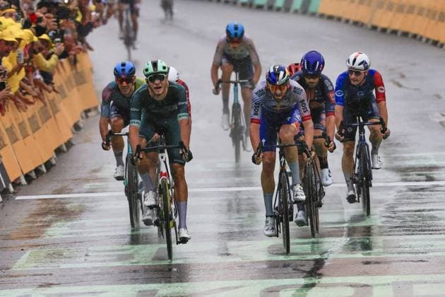 CICLISMO - Tour De France - Tour de France 2025 - Stage 17 Jonathan MILAN, Lidl - Trek, winner stage, green jersey, during the Tour de France 2025, UCI WorldTour cycling event, Stage 17, Bollene - Valence (160,4 Km) on 23 July 2025 in Valence, France during Tour de France 2025 - Stage 17, Tour De France race in France, France, July 23 2025 France France Copyright: xIPAxSport ABACAx