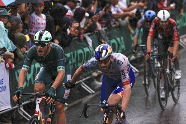 CICLISMO - Tour De France - Tour de France 2025 - Stage 17 Jonathan MILAN, Lidl - Trek, winner stage, green jersey, during the Tour de France 2025, UCI WorldTour cycling event, Stage 17, Bollene - Valence (160,4 Km) on 23 July 2025 in Valence, France during Tour de France 2025 - Stage 17, Tour De France race in France, France, July 23 2025 France France Copyright: xIPAxSport ABACAx