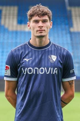 23 07 2025, Football, 2 Bundesliga, Season 2025 2026, VfL Bochum, Moritz Broschinski VfL Bochum Bochum NRW NRW Germany xRHR FOTO TRx Copyright: TimxRehbein RHR-FOTOx RHR-FOTO TR