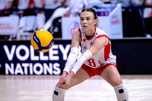 LODZ 23.07.2025 SIATKOWKA KOBIET LIGA NARODOW 2025 - MECZ CWIERCFINALOWY: POLSKA - CHINY --- WOMENS VOLLEYBALL NATIONS LEAGUE 2025 FINALS - QUARTERFINAL MATCH IN LODZ: POLAND - CHINA N Z JUSTYNA LYSIAK FOT. PAWEL PIOTROWSKI 400MM.PL NEWSPIX.PL --- newspix.pl 