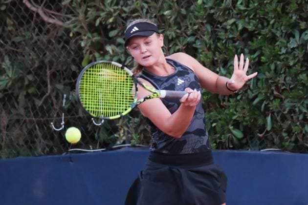Ines Ibbou and Naima Karamoko in action against Rutuja Bhosale and Peangtarn Plipuech during the 36th Palermo Ladies Open at Country Time Club during 36Â° Palermo Ladies Open, International Tennis match in Palermo, Italy, July 23 2025  Copyright: xFedericoxSerra IPAxSportx xipa-agency.netx xx IPA_60826686 IPA_Agency_IPA60826686