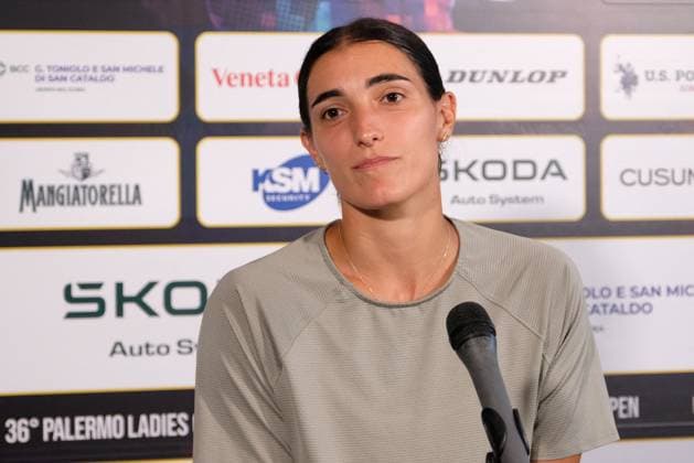 TENNIS - Internazionali di Tennis - 36° Palermo Ladies Open press conference, PK, Pressekonferenz Silvia Ambrosio during the 36th Palermo Ladies Open at Country Time Club during 36Â° Palermo Ladies Open, International Tennis match in Palermo, Italy, July 23 2025 Palermo Italy  Copyright: xIPAxSport ABACAx